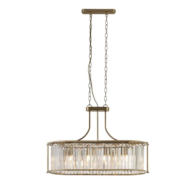 Searchlight Victoria - hanglamp - 78 x 30 x 150 cm - goud