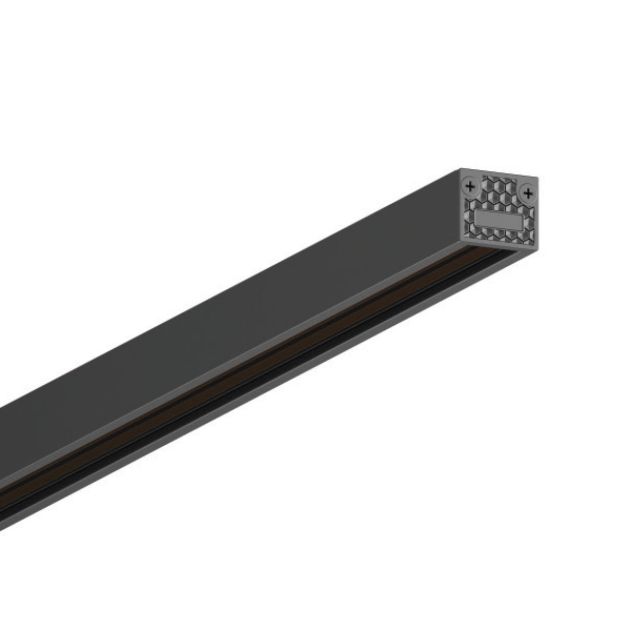 VK Lighting Eiva - magnetisch railsysteem - opbouwprofiel - 2,7 x 2,3 cm - DALI dimbaar - zwart