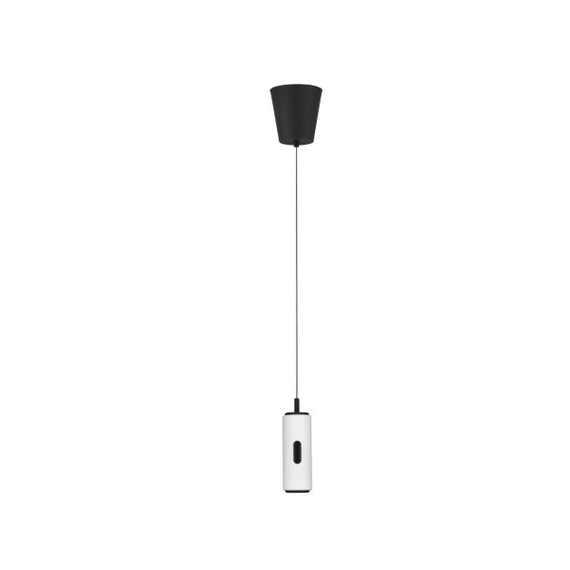 Nova Luce Holm - hanglamp - Ø 13 x 300 cm - 12W dimbare LED incl. - wit