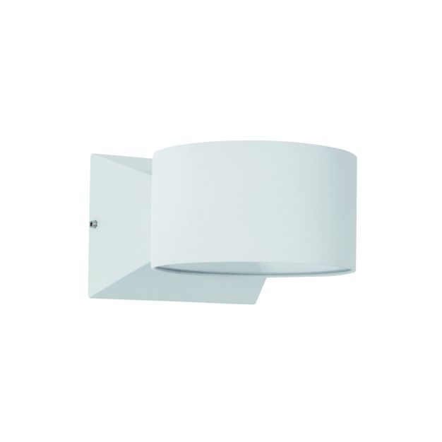 Nova Luce Chez - buiten wandverlichting - 9 x 13 x 7 cm - 6W LED incl. - IP54 - wit