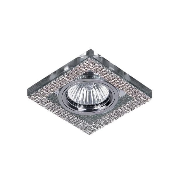 Elmark CR-776 - inbouwspot - Ø 90 mm, Ø60 mm inbouwmaat - chroom en zilver