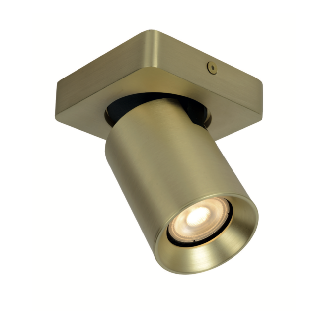 Artdelight Megano - opbouwspot 1L - 10 x 10 x 11,5 cm - mat goud