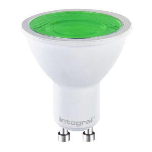 Integral LED-spot - Ø 5 x 5,6 cm - GU10 - 5W niet dimbaar - groen