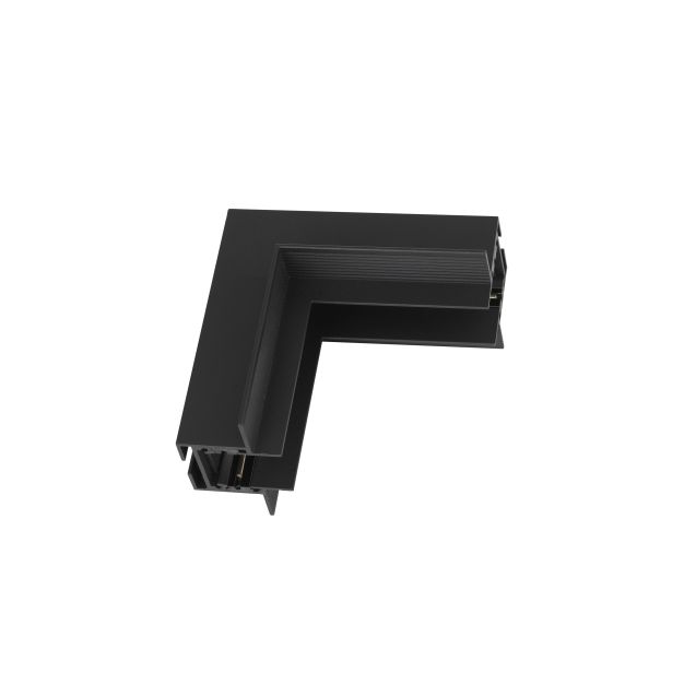 Nova Luce V-Connector - hoekverbinder voor verzonken magnetisch profiel voor gipsplaat plafonds- 10,5 x 6,5 x 3,9 cm - zandzwart