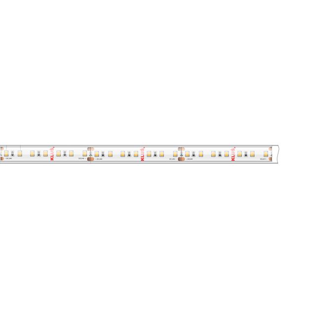 Klus LED strip - 1cm breed, 500cm lengte - 24Vdc - dimbaar - 14,4W LED per meter - 140 LEDs per meter - IP65