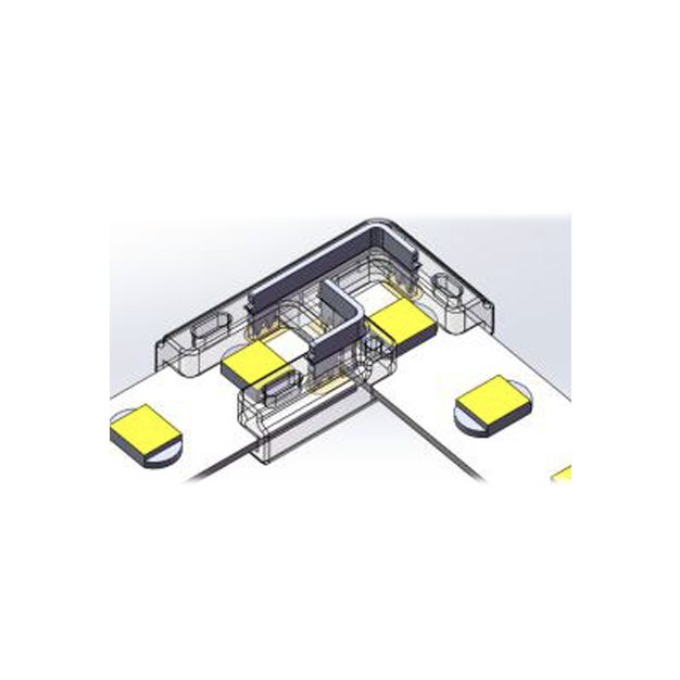 Lichtkoning - 90 graden hoekconnector - voor enkelkleurige 10mm SMD LED strip