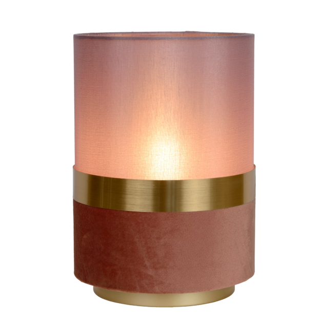 Lucide Extravaganza Tusse - tafellamp - Ø 15 x 22 cm - roze