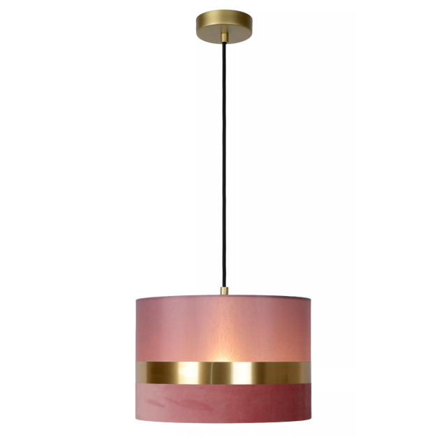 Lucide Extravaganza Tusse - hanglamp - Ø 30 x 152,5 cm - roos