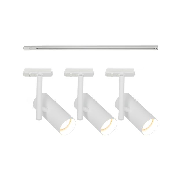 Nordlux Jerome Link 3-Kit + 1M Rail - rail spot GU10 - Ø16 x 18 cm - wit