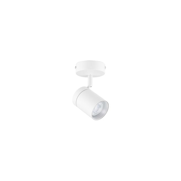 Nova Luce Alma - opbouwspot 1L - Ø 8 x 13 cm - IP44 - zandwit