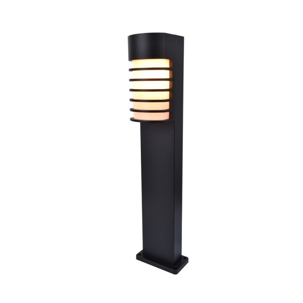 Lutec Fulton - tuinpaal - 16 x 17 x 75 cm  - IP54 - zwart