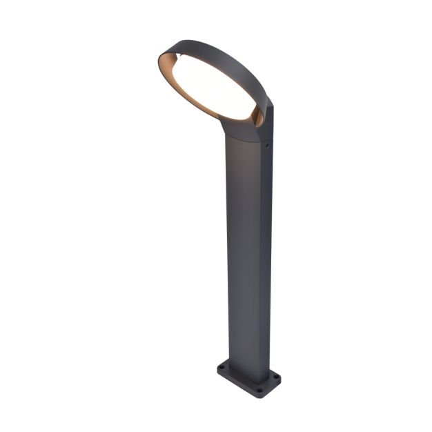 Lutec Polo - tuinpaal - 18 x 16,2 x 65 cm - 15W LED incl. - IP54 - antraciet