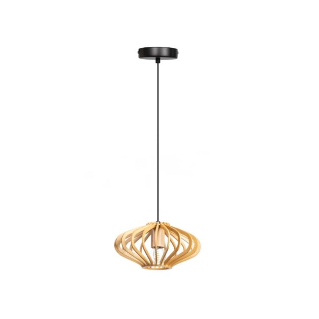 ETH Tess - hanglamp - Ø 25 cm - lichtbruin