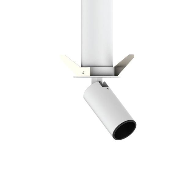 VK Lighting Coko - opbouwspot met inbouwrozet - Ø 3,5 x 7,3 cm - Ø 60 mm opbouwmaat, Ø 50 mm inbouwmaat - 6W LED incl. - wit