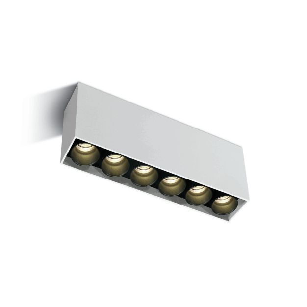 ONE Light Dark Light Ceiling Tubes - plafondverlichting - 18,5 x 3,5 x 8,4 cm - 15W LED incl. - wit