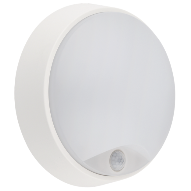 Century Italia Forma - plafond- en wandverlichting - Ø 21,4 x 8 cm - 14W LED incl. - met bewegingssensor - instelbare lichtkleur - IP54 - wit