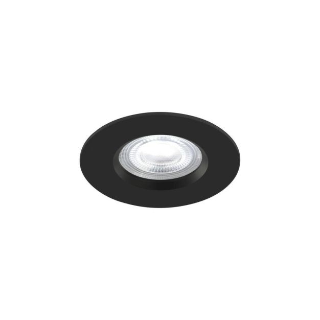 Nordlux Smart Don - inbouwspot - slimme verlichting - Ø 85 mm, Ø 72 mm inbouwmaat - 4,7W LED incl. - IP65 - zwart
