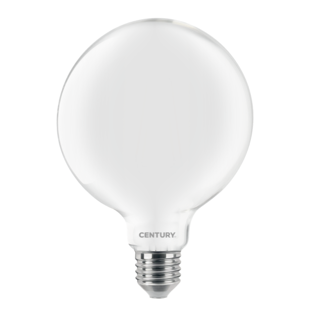 Century Italia LED filament lamp - Ø 9,5 x 14 cm - E27 - 8W niet dimbaar - 3000K - opaal