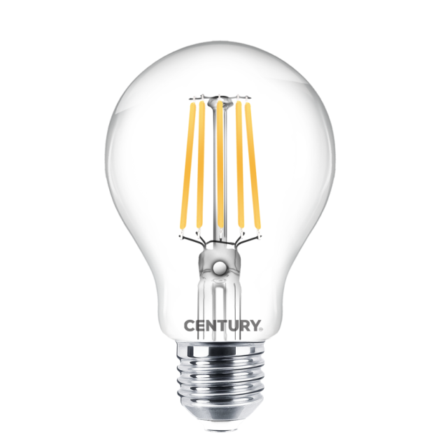 Century Italia Incanto - Ø 7,5 x 14 cm - E27 - 16W niet dimbaar - 4000K - transparant