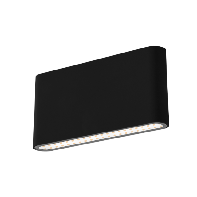 Century Italia Forma - buiten wandverlichting - 17,5 x 2,9 x 9 cm - 12W LED incl. - instelbare lichtkleur - IP54 - zwart