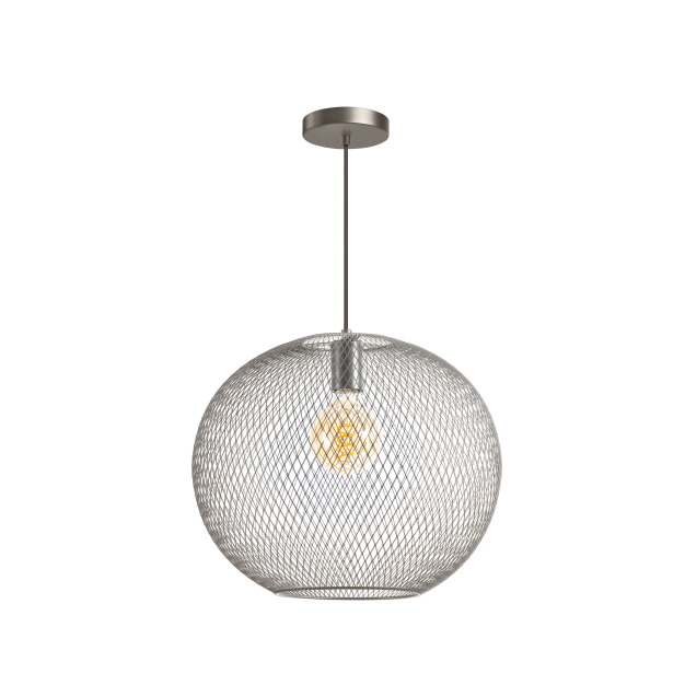 ETH Billie - hanglamp - Ø 40 x 233,5 cm - bruin