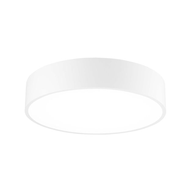 Nova Luce Roda - plafondverlichting - Ø 40 x 10 cm - 30W LED incl. - wit - warm witte lichtkleur