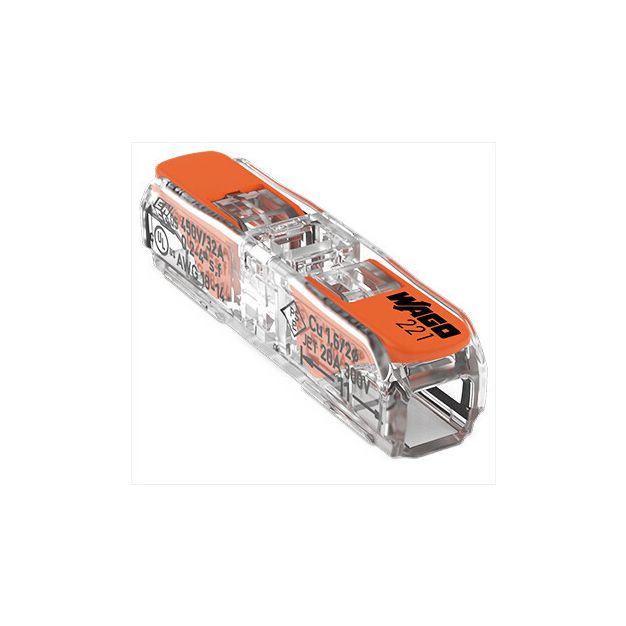 Elmark - wago steekklem enkelvoudig 0,2 tot 4mm2