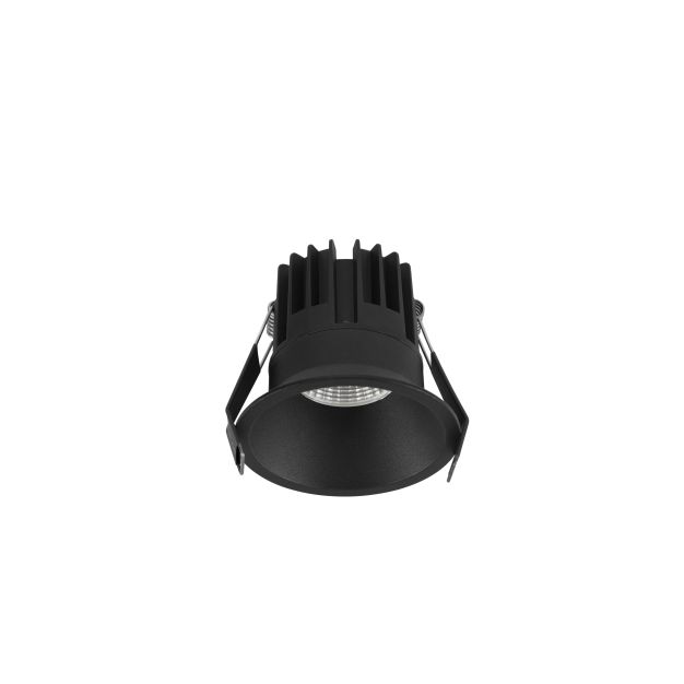 Nova Luce Luela - inbouwspot - Ø 85 mm - inbouwmaat 75 mm - 13W LED incl. - zwart - 4000K