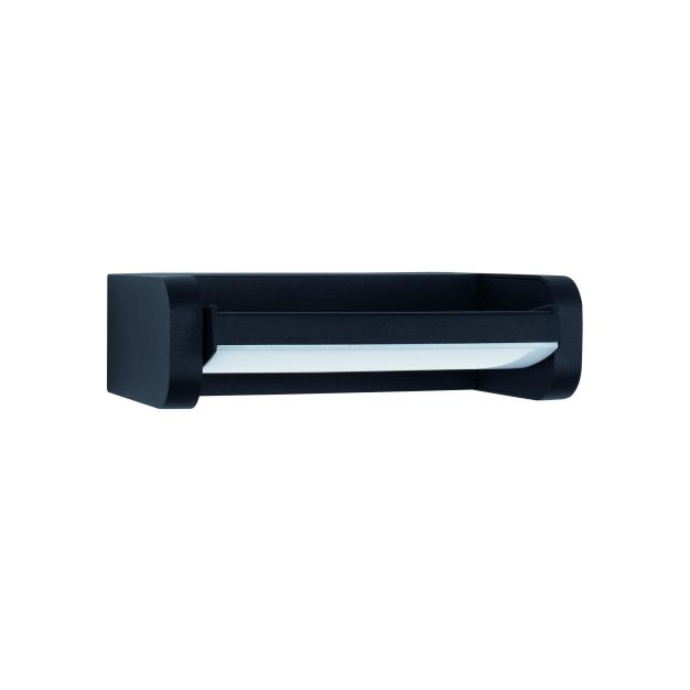 Nova Luce Volver - buiten wandverlichting - 20 x 11 x 6 cm - 6W LED incl. - IP54 - zwart