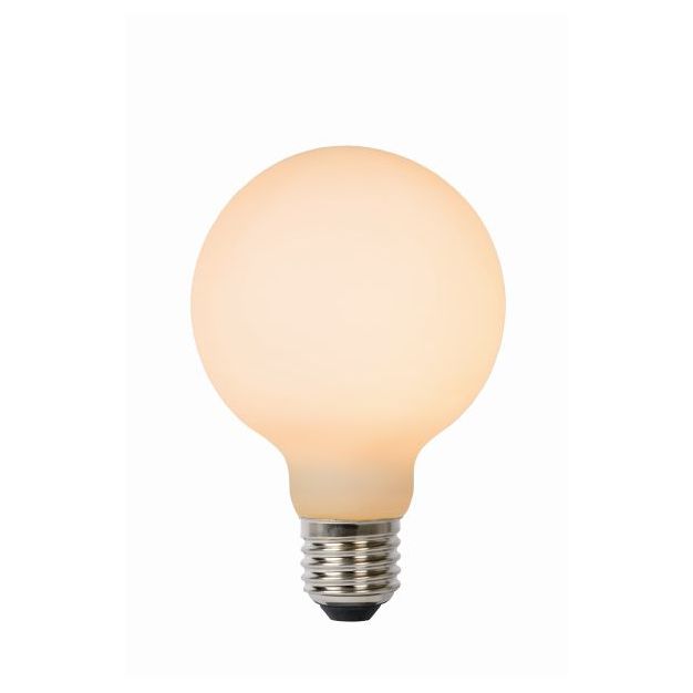 Lucide LED lamp - Ø 8 x 12,2 cm - E27 - 8W - 3 StepDim - 2700K tot 2200K - Opaal