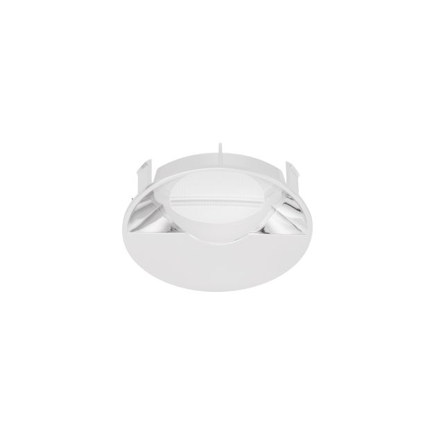 Nova Luce Wall Washer - cover voor inbouwspot met anti glare - zilver