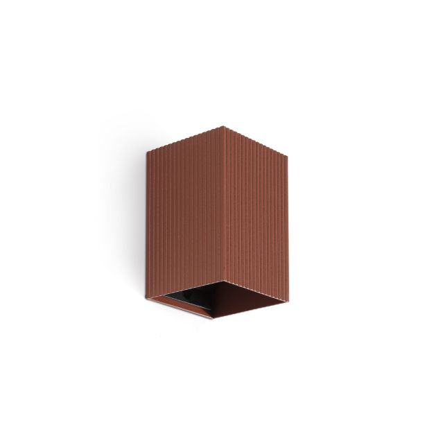 Faro Lune I - wandlamp - 8 x 10 x 6,5 cm - terracotta