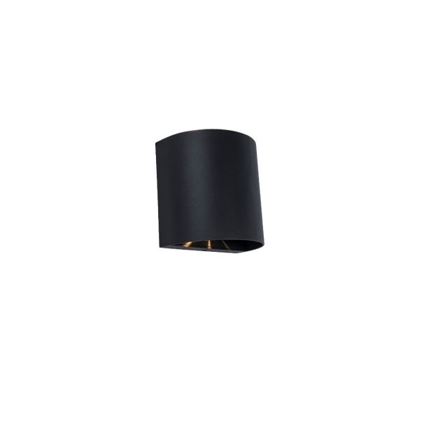 Lutec Gemini Beams - 7,3 x 11 x 11 cm - 10W LED incl. - IP54 - zwart
