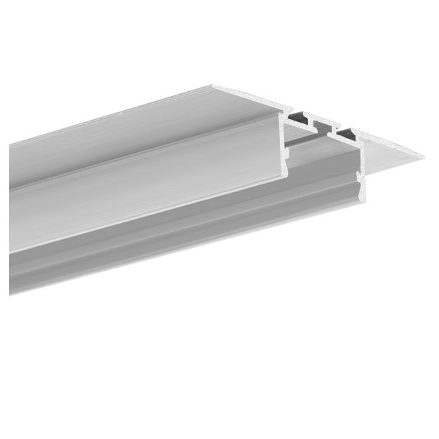 KLUS Giza-ll-t - inbouw LED profiel voor 12mm gipsplaat - 2,6 cm vensterbreedte - aluminium