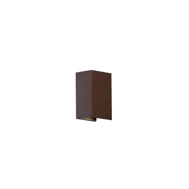 Konstsmide Cremona - buiten wandlamp met 2 regelbare lichtbundels - 8 x 11 x 17 cm - 6W LED incl. - IP54 - roest