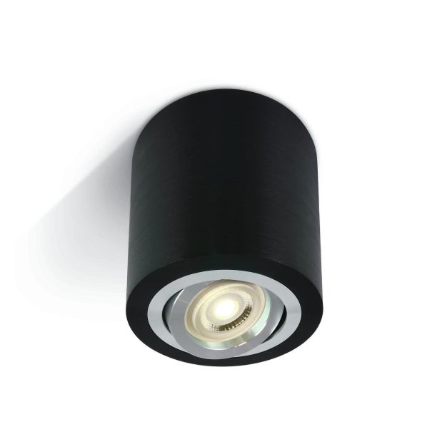 ONE Light GU10 Ceiling Lights  - plafondverlichting - Ø 9,5 x 9 cm - zwart
