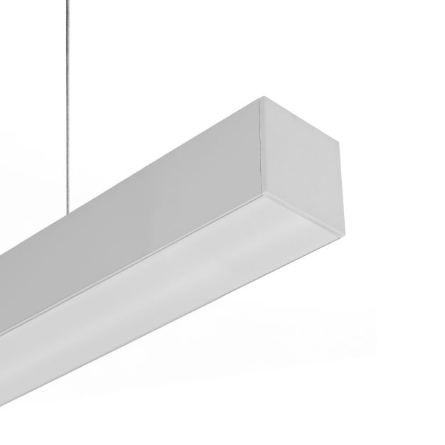 Lichtkoning Line - hanglamp - 5,3 x 5,3 cm profiel - 28,8W LED per meter - alu