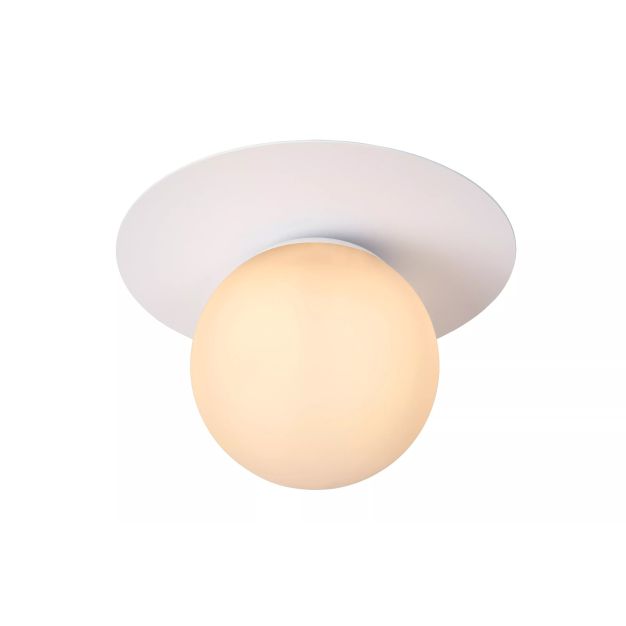 Lucide Tricia - plafondlamp - Ø 25 x 17,5 cm - wit