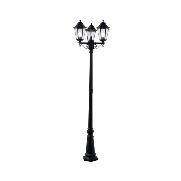Searchlight Alex - lantaarnpalen - Ø 70 x 227 cm - IP44 - zwart