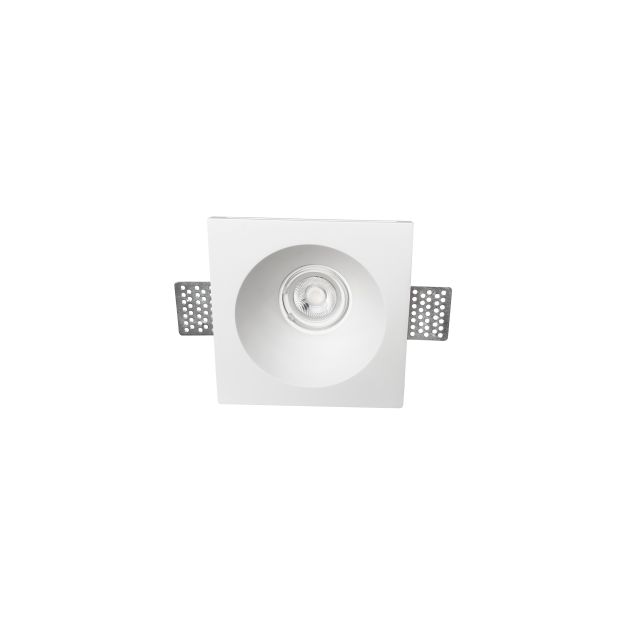 Nova Luce Mib - inbouwspot - Ø 130 mm, Ø 138 mm inbouwmaat - wit gips