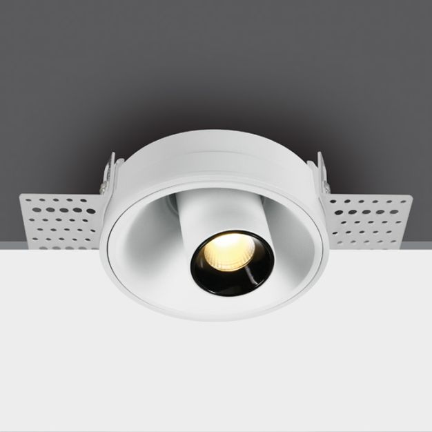 ONE Light Trimless COB Spot - inbouwspot - Ø 85 mm, Ø 88 mm inbouwmaat - 7W dimbare LED incl. - wit