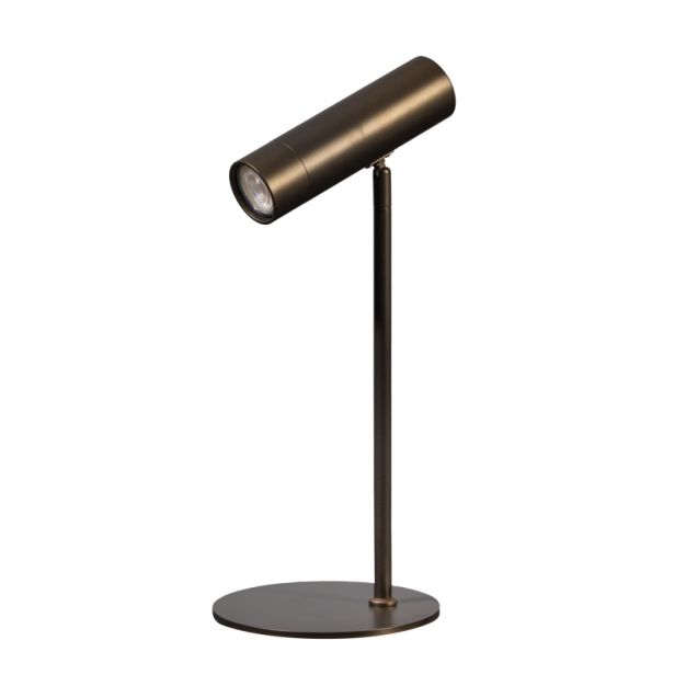 ETH Nikki - tafellamp - Ø 20 x 40 cm - geanodiseerd bruin