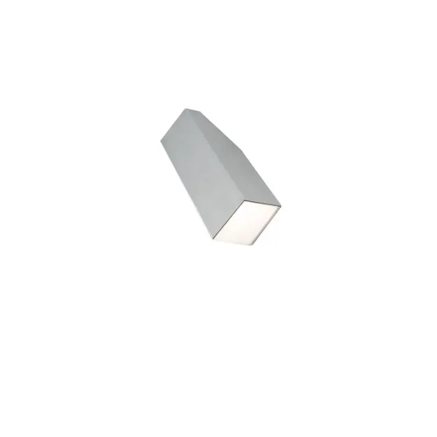 Konstsmide Imola - buiten wandlamp - 8 x 8 x 20 cm - 3W LED incl. - IP54 - grijs