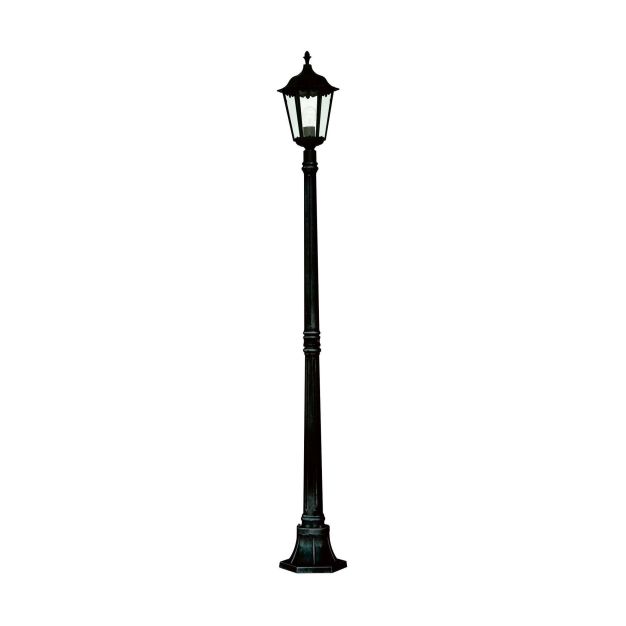 Searchlight Alex - lantaarnpalen - Ø 23 x 183,3 cm - IP44 - mat zwart