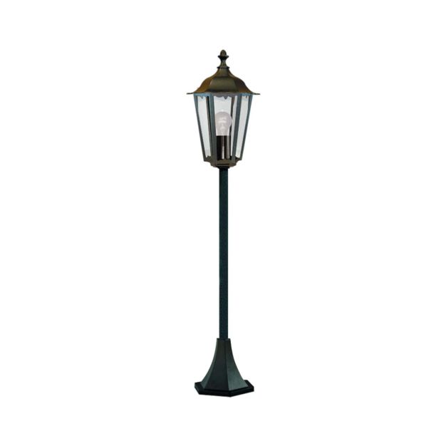 Searchlight Alex - lantaarnpalen - Ø 22 x 105 cm - IP44 - zwart