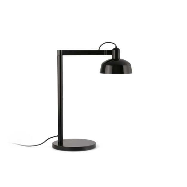 Faro Tatawin - tafellamp - 25 x 45,4 x 57,5 cm - satijnzwart en glanszwart