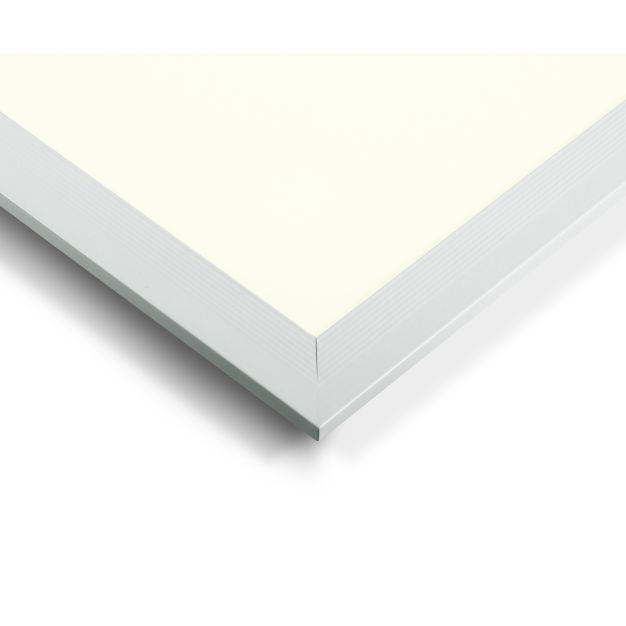 ONE Light 40W Backlit Panel - inbouw LED-paneel met achtergrondverlichting voor verlaagde T-rail plafonds - 59,5 x 59,5 x 2,9 cm - 40W LED incl. - wit - witte lichtkleur