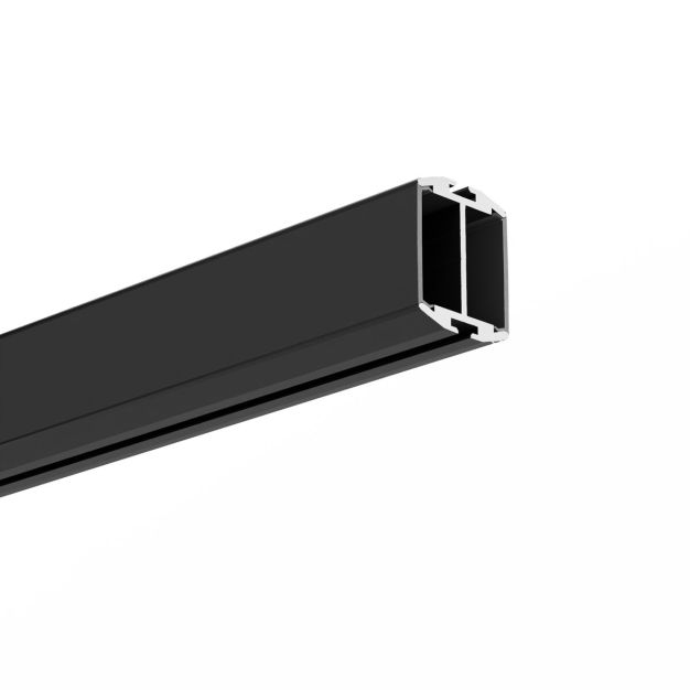 Klus Giza-duo-ll - ledprofiel - 2,35 x 2,9 cm - zwart