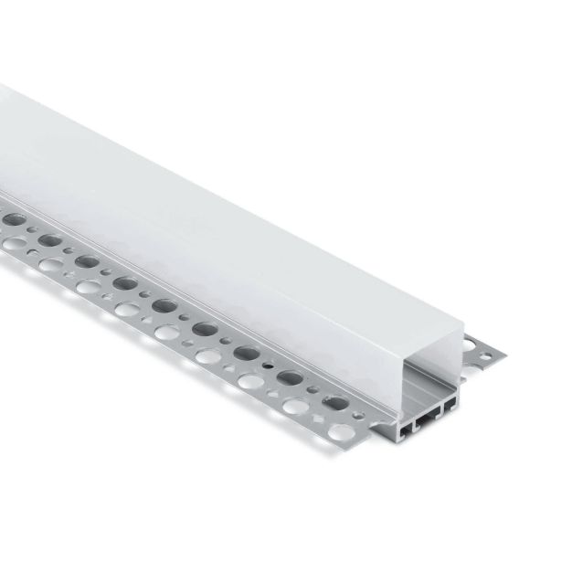 ONE Light trimless profiel met diffusor - 200 cm - aluminium en opaal