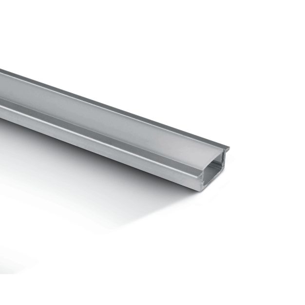 ONE Light inbouw profiel met diffusor - 200 cm - aluminium en opaal